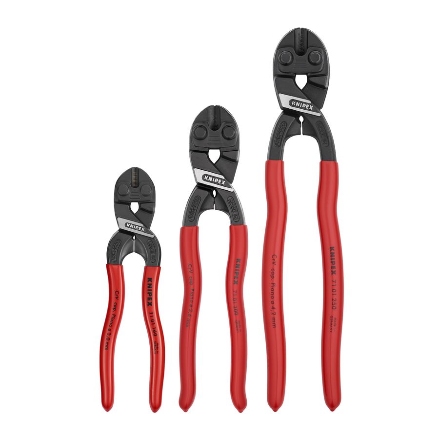3 Pc CoBolt® Compact Bolt Cutters Set | KNIPEX Tools