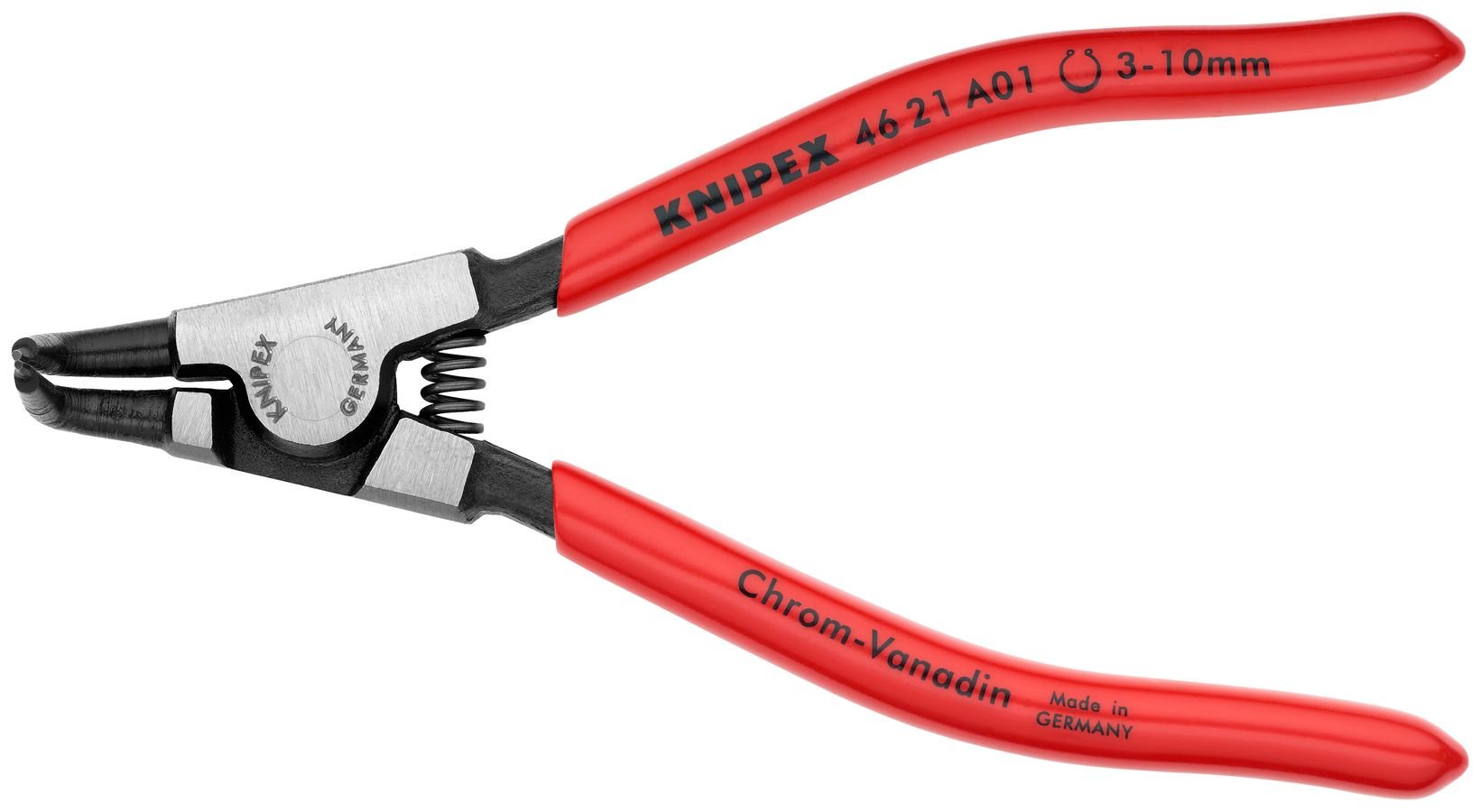 External 90° Angled Snap Ring Pliers-Forged Tips | KNIPEX Tools