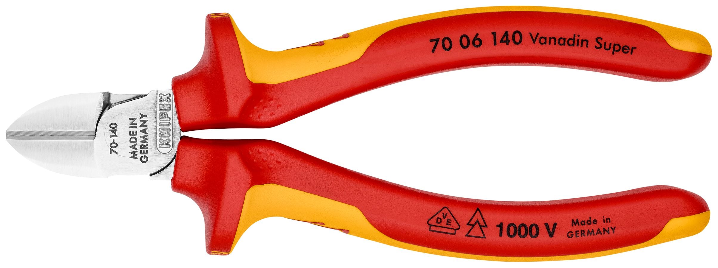 Diagonal Cutters-1000V Insulated | KNIPEX Tools