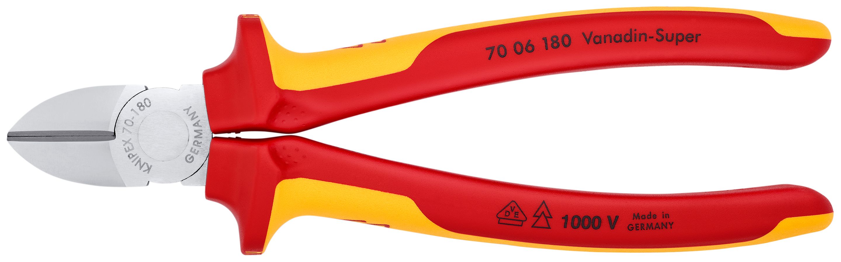 Diagonal Cutters-1000V Insulated | KNIPEX Tools
