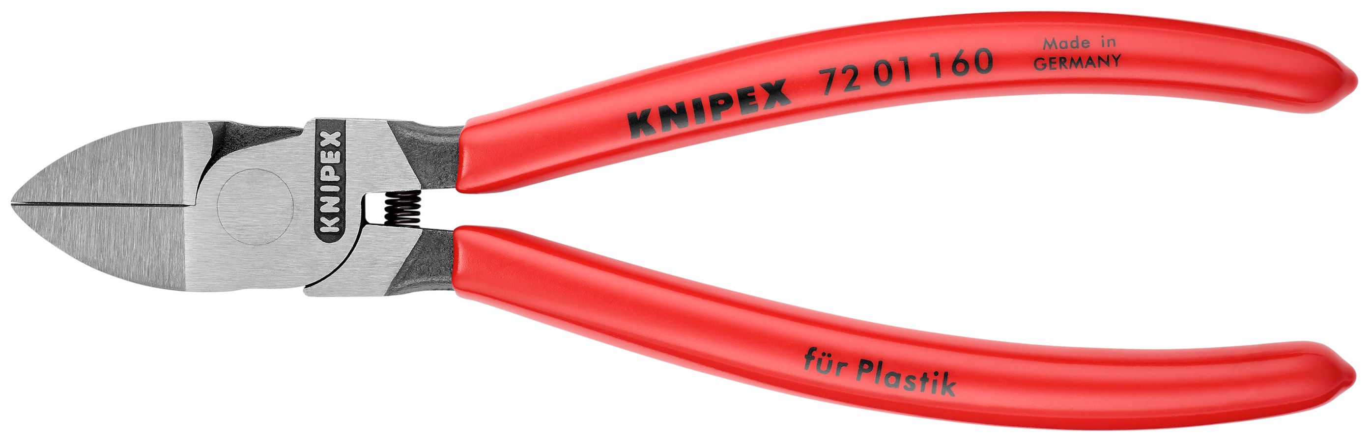 Diagonal Pliers for Flush Cutting Plastics | KNIPEX Tools