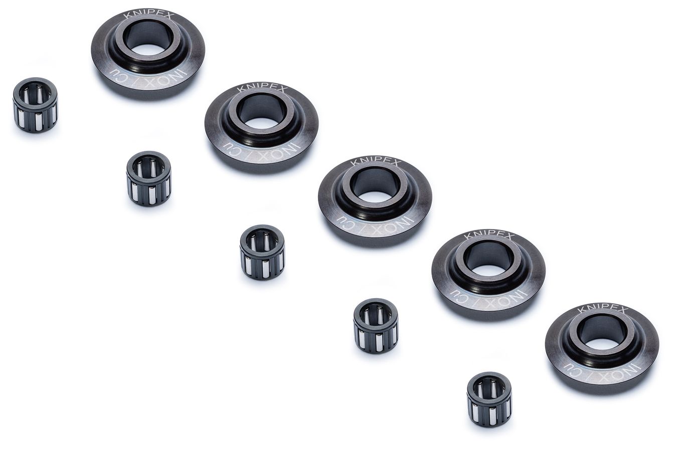 Replacement Set of Five Cutting Wheels and Needle Bearings for 90