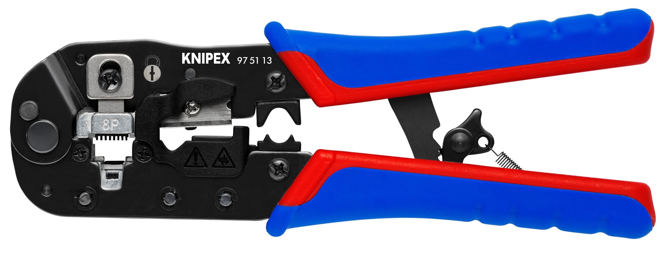 Crimping Pliers-For RJ45 Western Plugs | KNIPEX Tools