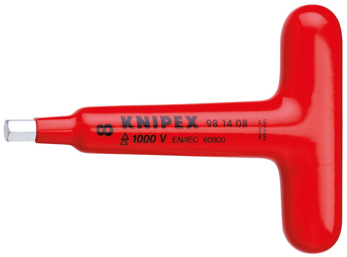 T-Handle for Hexagon Socket Screws-1000V Insulated | KNIPEX Tools