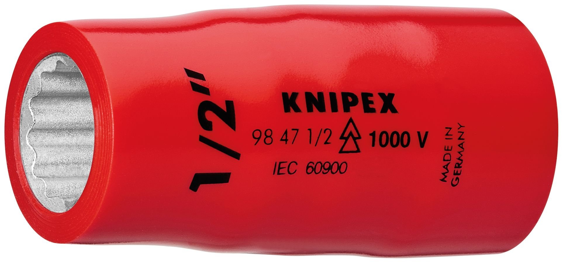 1/2 Drive 3/4 Hex Socket-1000V Insulated | KNIPEX Tools