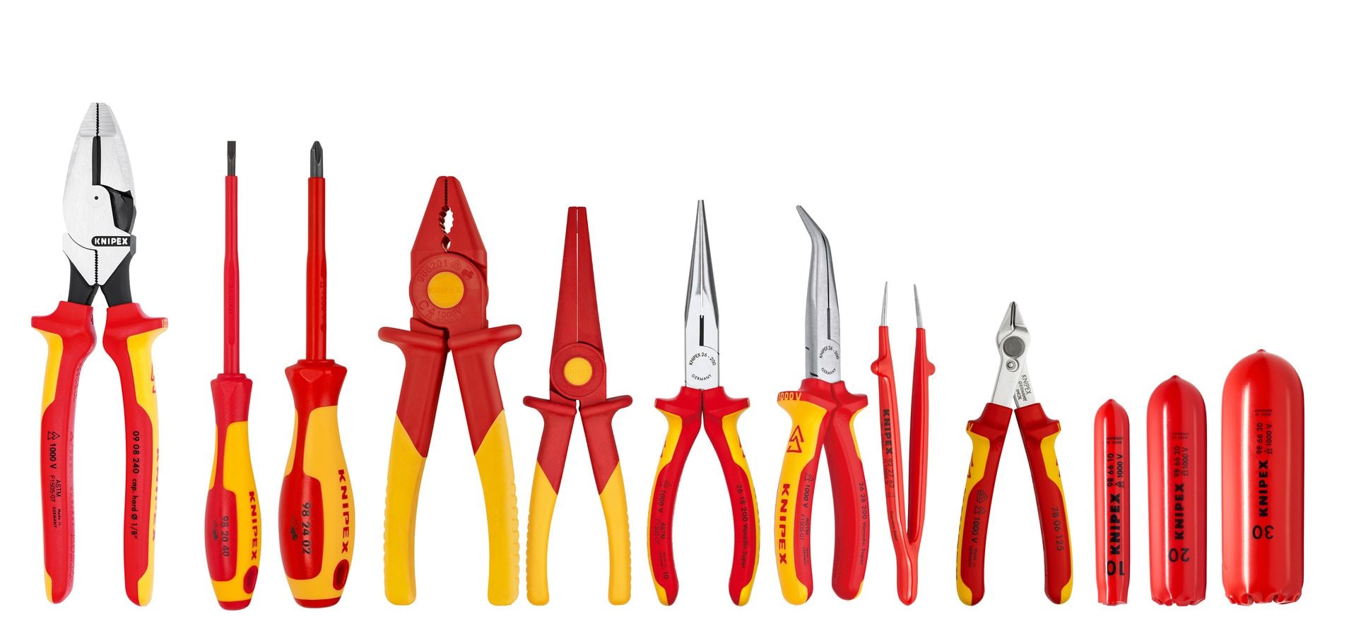 12 Pc 1000V Insulated Electrical Vehicle (EV) Set | KNIPEX Tools
