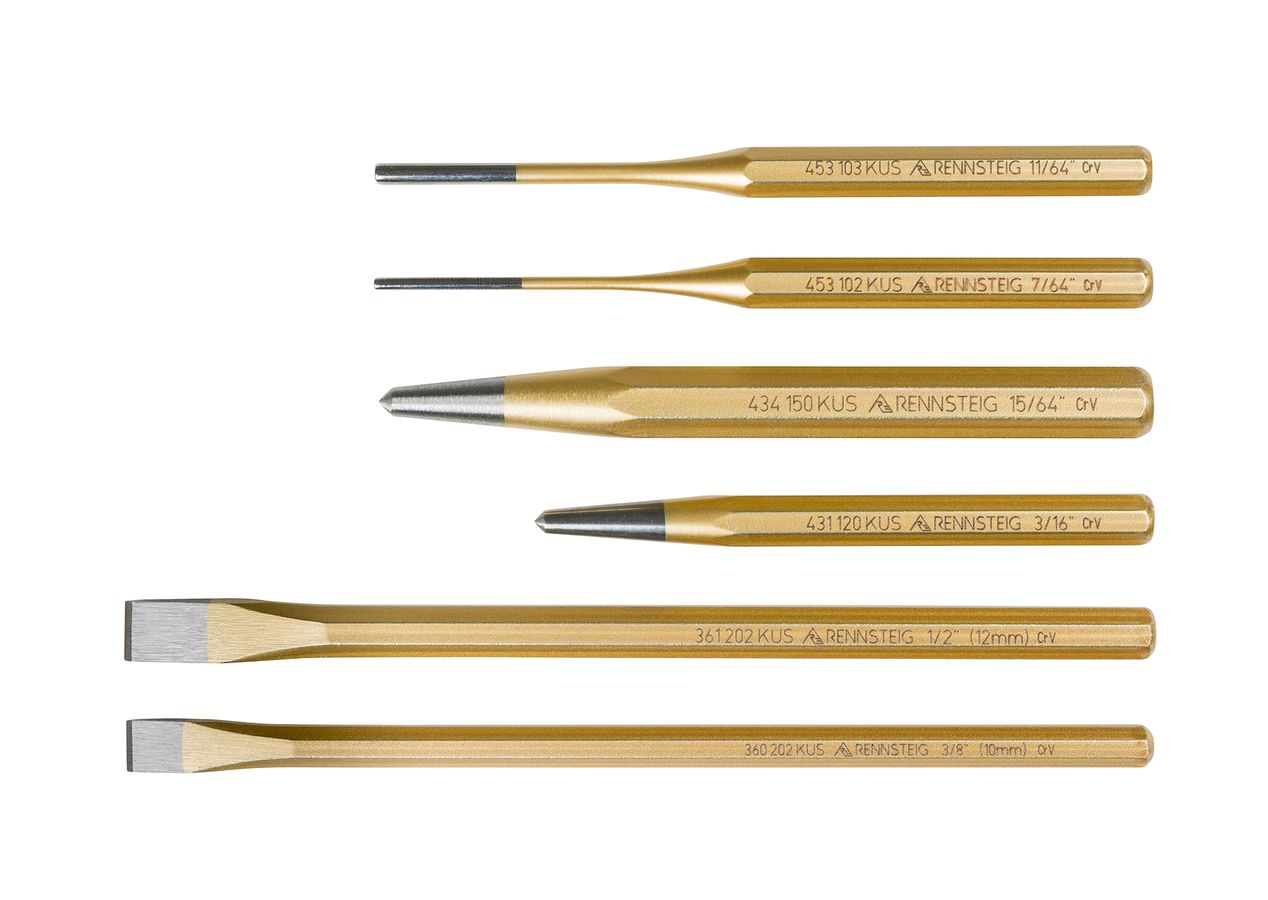 6 Pc Punch and Chisel Set | KNIPEX Tools
