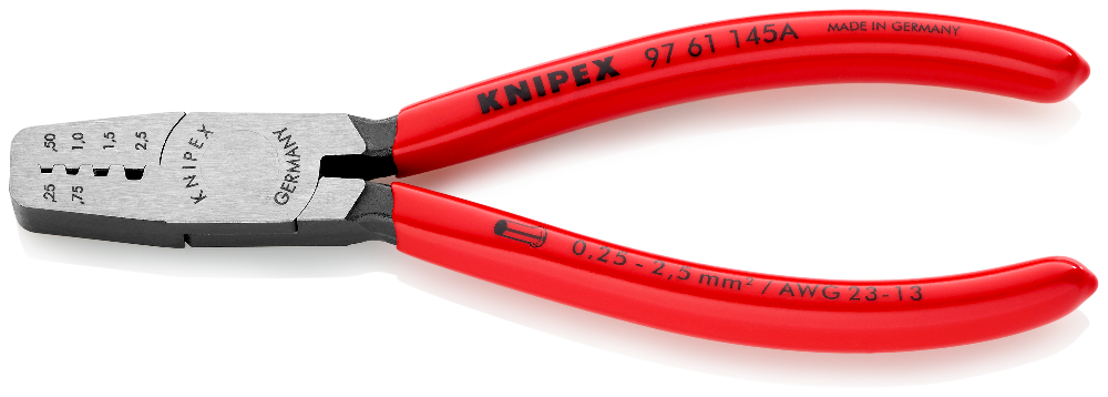 Crimping Pliers for wire ferrules | KNIPEX