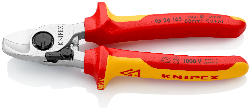 Cable Shears With opening spring | KNIPEX