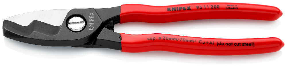 Cable Shears With twin cutting edge | KNIPEX