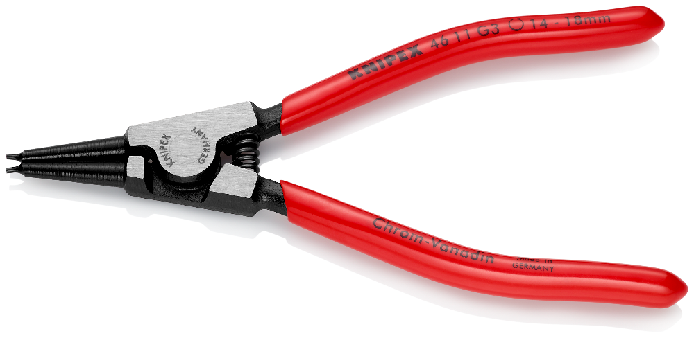 Pince pour circlips Pour colliers d'étranglement d'arbre | KNIPEX