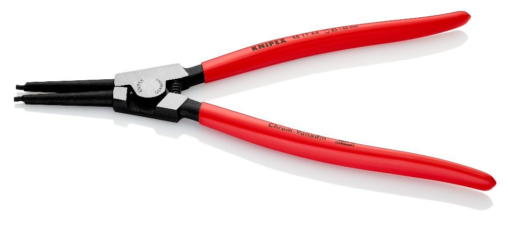KNIPEX Tools - Circlip Pliers For Grip Rings, 5/32"-9/32" Shaft Dia. (4611G1