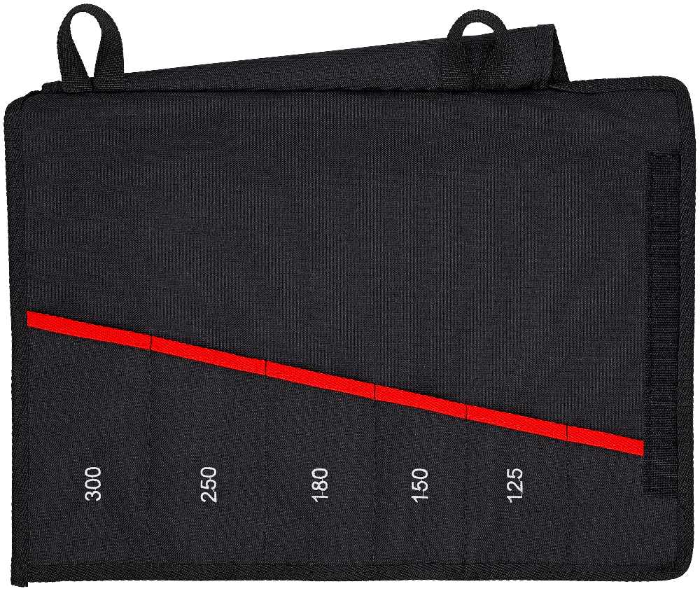 Tool roll for KNIPEX Cobra® Empty 6 compartments | KNIPEX