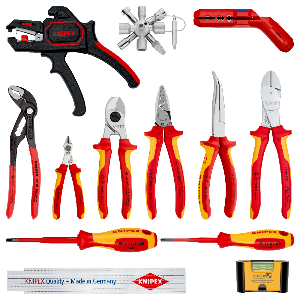 Extension Set Electro 2 14 parts | KNIPEX