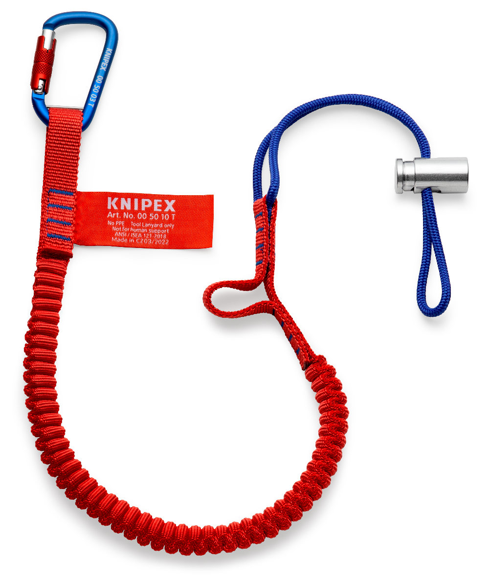 00 50 12 T BK Lanyard with fixated carabiner For tool fall protection