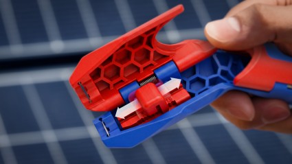 Einstellbarer Längenanschlag für PV-Einzeladern: 6–18 mm