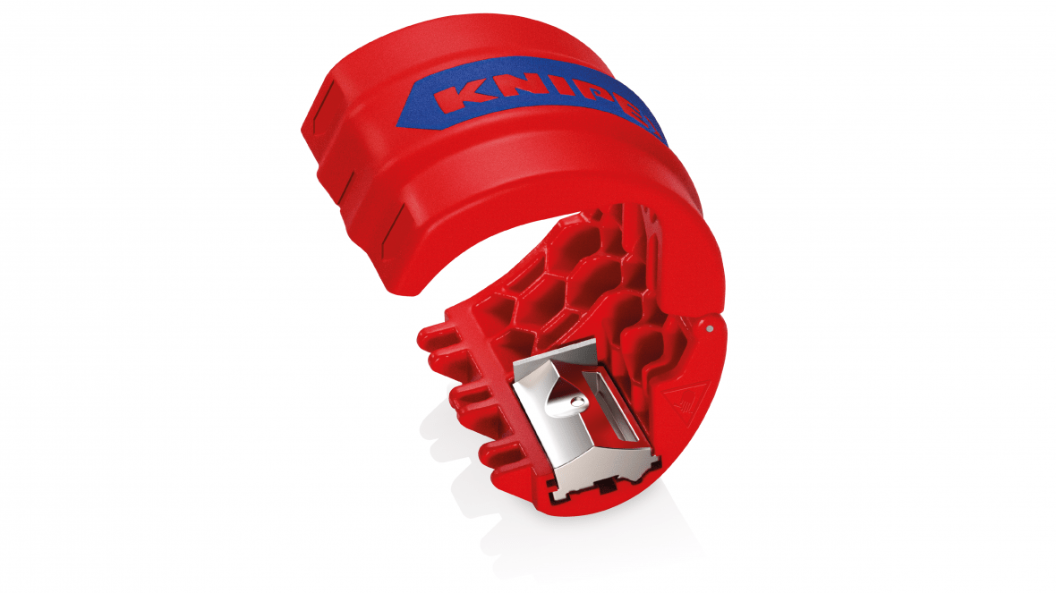 KNIPEX BiX® - Cutter for plastic pipes and sealing sleeves