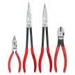 4 Pc Automotive Pliers Set in Foam Tray | 00 20 01 V16