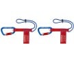 Tool Tethering Adaptor Straps with Captive Eye Carabiner | 00 50 06 T BKA