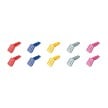 10 Pc KNIPEXTEND ColorCoded Clips (Red, Blue, Yellow, Light Gray, Magenta) | 00 61 10 01 SBA