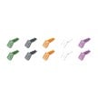 10 Pc KNIPEXTEND ColorCoded Clips (Green, Dark Gray, Orange, White, Violet) | 00 61 10 02 SBA