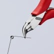 Electronics 45° Angled Pliers-Half Round Tips | 35 41 115