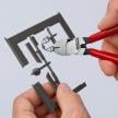Diagonal Pliers for Flush Cutting Plastics | 72 01 140