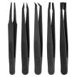 5 Pc Plastic Tweezer Set in a Tool Roll-ESD | 92 00 05 ESD