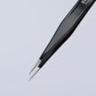 Stainless Steel Gripping Tweezers-Pointed Tips-ESD | 92 21 02 ESD