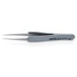Premium Stainless Steel Precision Tweezers-Pointed Tips-ESD Rubber Handles | 92 21 10 ESD