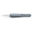 Premium Stainless Steel Precision Tweezers-Blunt Tips-ESD Rubber Handles | 92 21 11 ESD