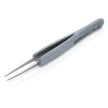 Premium Stainless Steel Precision Tweezers-Blunt Tips-ESD Rubber Handles | 92 21 11 ESD