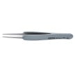 Premium Stainless Steel Precision Tweezers-Blunt Tips-ESD Rubber Handles | 92 21 11 ESD