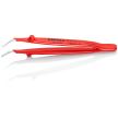 Stainless Steel GrippingTweezers--30°Angled-1000V Insulated | 92 37 64