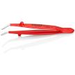 Stainless Steel Gripping-30°Angled Tweezers-1000V Insulated | 92 47 01