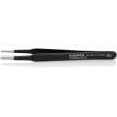 Stainless Steel Gripping Tweezers-Blunt Tips-ESD | 92 58 74 ESD