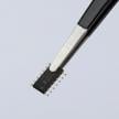 Stainless Steel Gripping Tweezers-Blunt Tips-ESD | 92 58 74 ESD