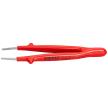 Stainless Steel Gripping Tweezers Blunt Tips-1000V Insulated | 92 67 63