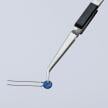 Stainless Steel Gripping Cross-Over Tweezers-40°Angled-Blunt Tips | 92 95 90
