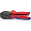 KNIPEX PreciForce® Crimping Pliers For Non-Insulated Open Plug-Type Connectors (Plug Width 4.8 and 6.3 mm) | 97 52 35