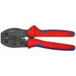 KNIPEX PreciForce® Crimping Pliers For Non-Insulated Open Plug-Type Connectors (Plug Width 4.8 and 6.3 mm) | 97 52 35