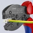 KNIPEX PreciForce® Crimping Pliers For Non-Insulated Open Plug-Type Connectors (Plug Width 4.8 and 6.3 mm) | 97 52 35