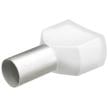 20 AWG (0.5 mm²) Twin Wire End Ferrule With Collar | 97 99 370