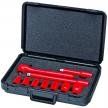 10 Pc Socket Set, 1/2" Drive, SAE-1000V Insulated | 98 99 11 S5