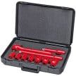 10 Pc Socket Set, 1/2" Drive, Metric-1000V Insulated | 98 99 11 S6