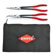 2 Pc XL Long Needle Nose Pliers Set with Keeper Pouch | 9K 00 80 128 US