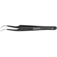 Stainless Steel Gripping Tweezers--35° Angled-Needle-Point Tips-ESD | 92 38 75 ESD
