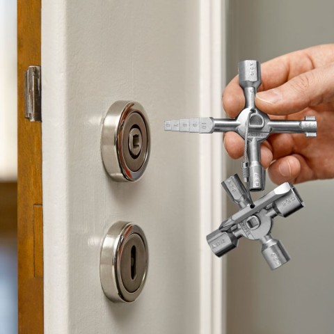 TwinKey® Universal Control Cabinet Key | KNIPEX Tools