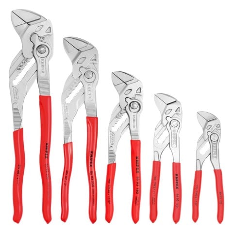5 Pc Pliers Wrench Set in Tool Roll | 00 19 55 S4