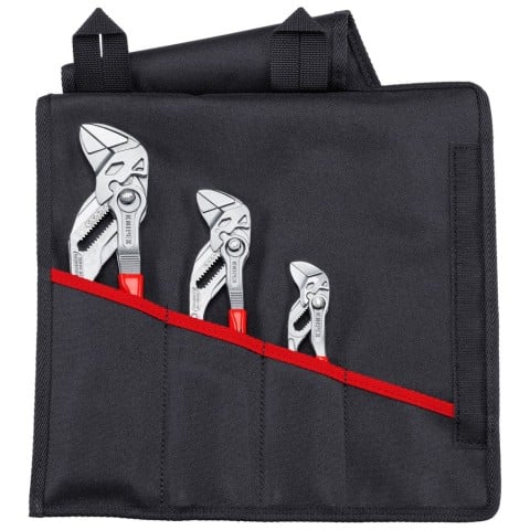 3 Pc Pliers Wrench Set in Tool Roll (5", 7 1/4", 10") | 00 19 55 S6